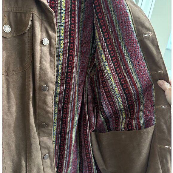 SOSO Brown Denim Jacket - Picture 5 of 8